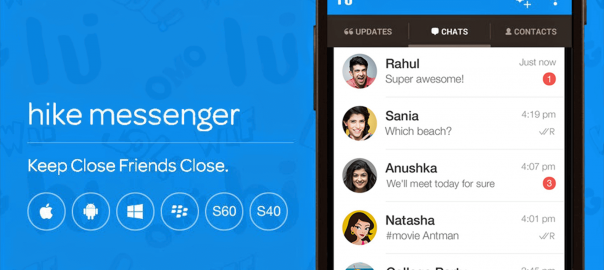 create a messenger app like the hike