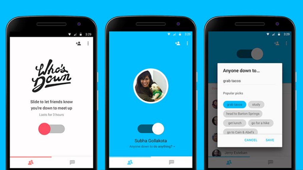 Google launches a new app – “Who’s Down” to track friends