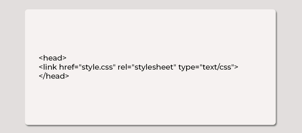 external style sheets