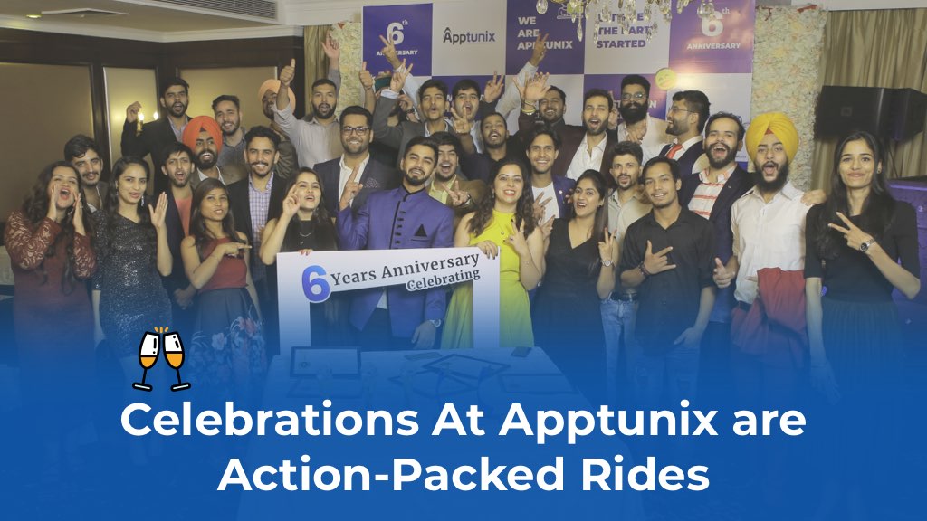 6th Anniversary Celebration at Apptunix: A Star-Studded Rock and Roll Night