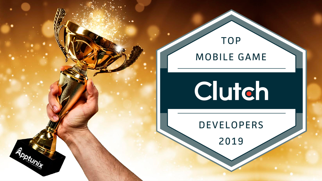 Apptunix Recognized As A Top Mobile Game Developer by Clutch