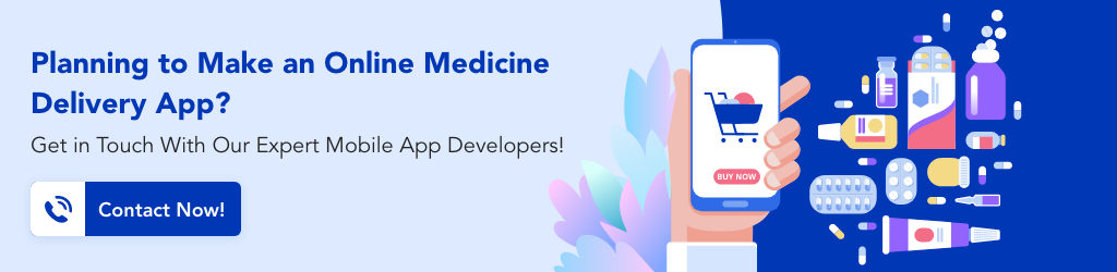 online medicine delivery app development