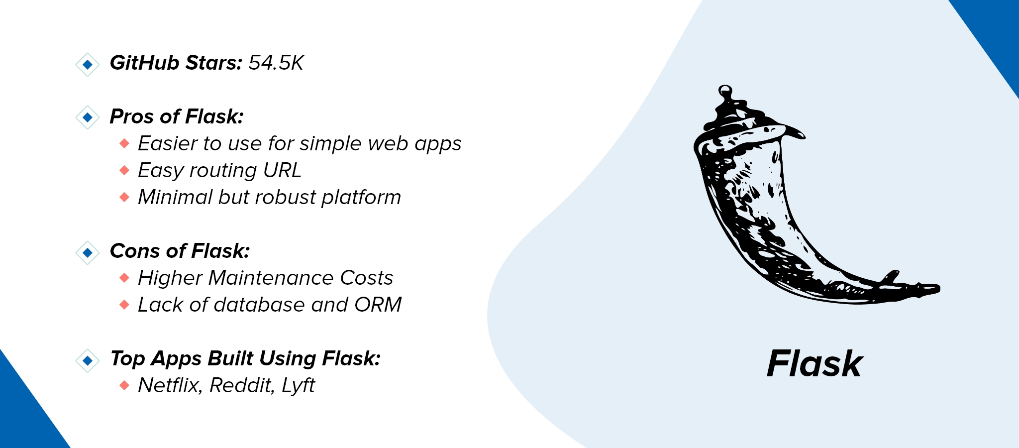 Flask best web app framework