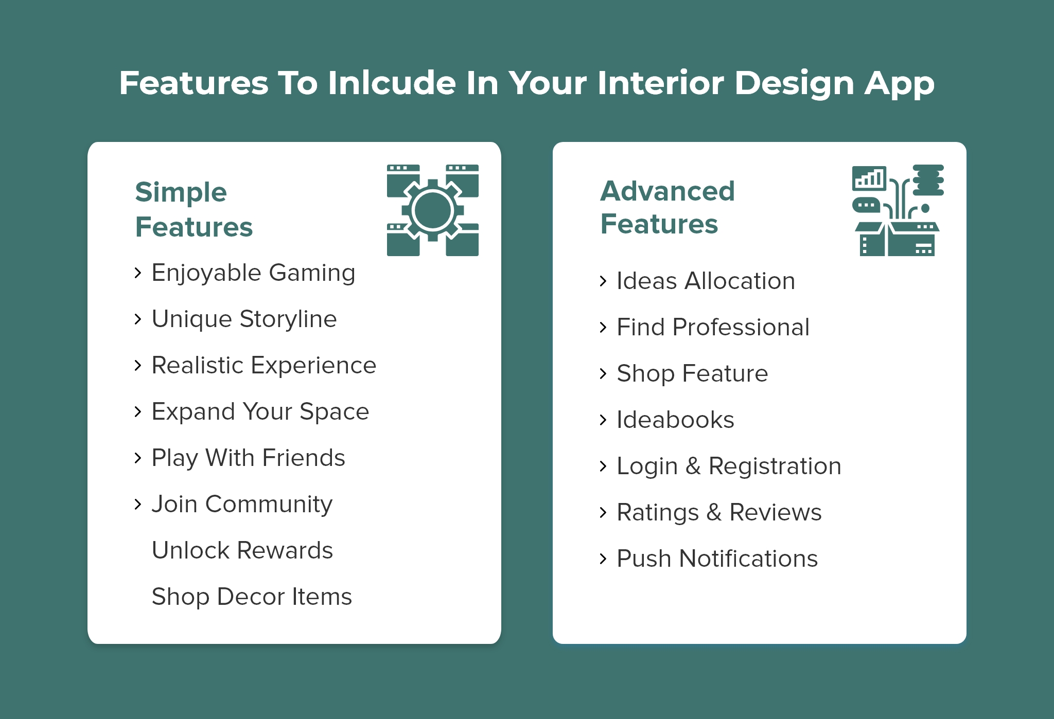 features of interior design app
