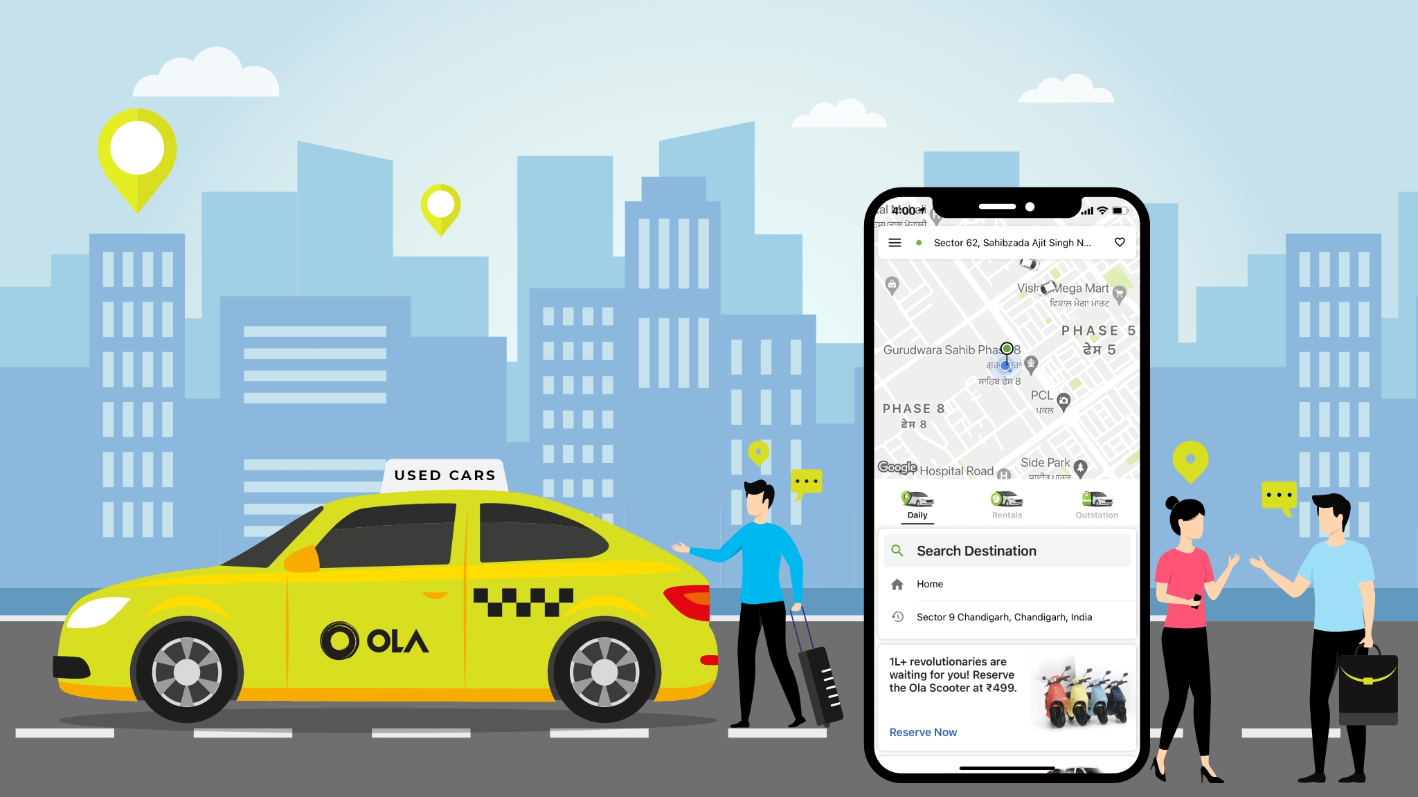 app like ola banner