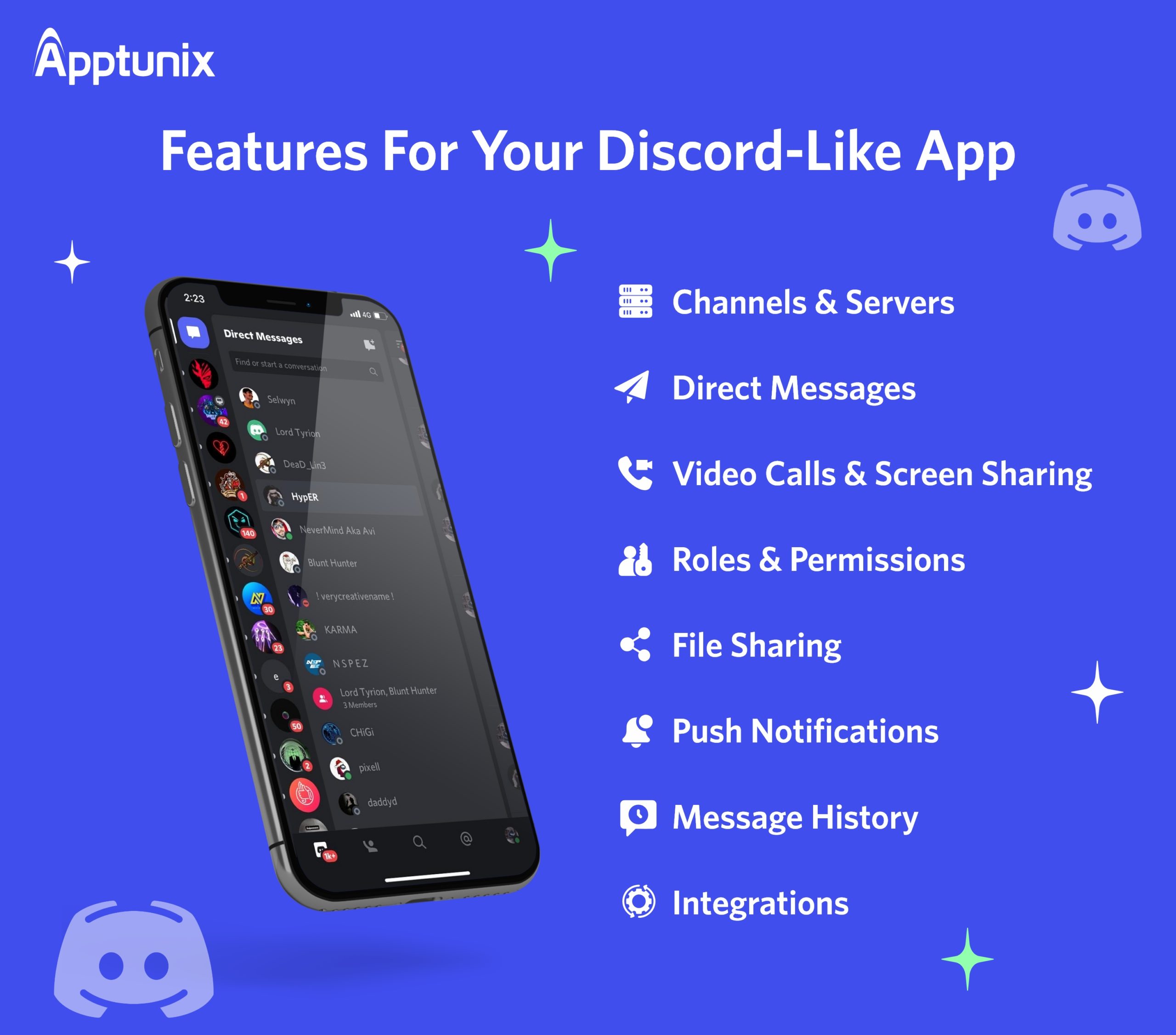 Features For Your App Like Discord