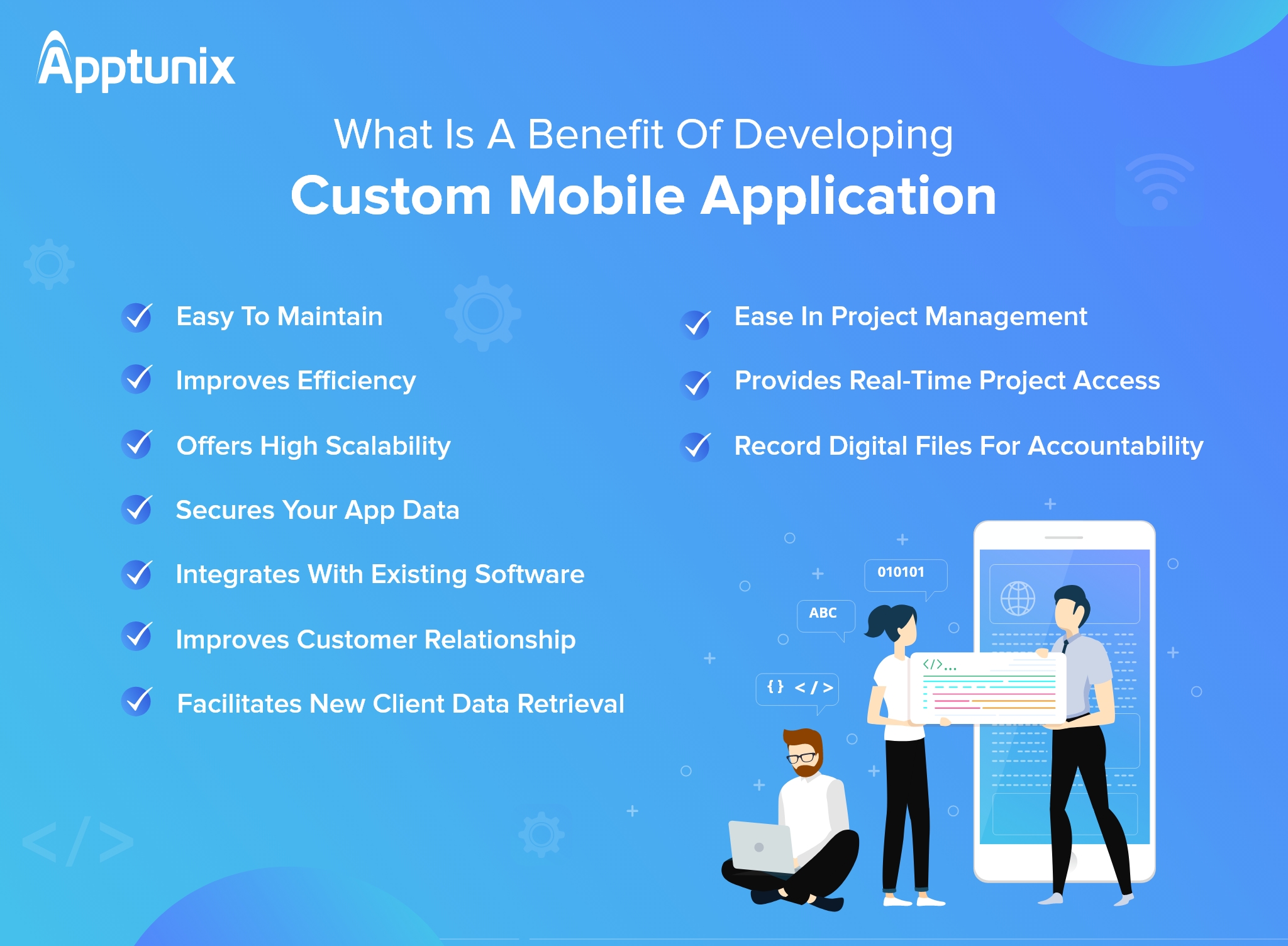 benefits of custom mobile app development