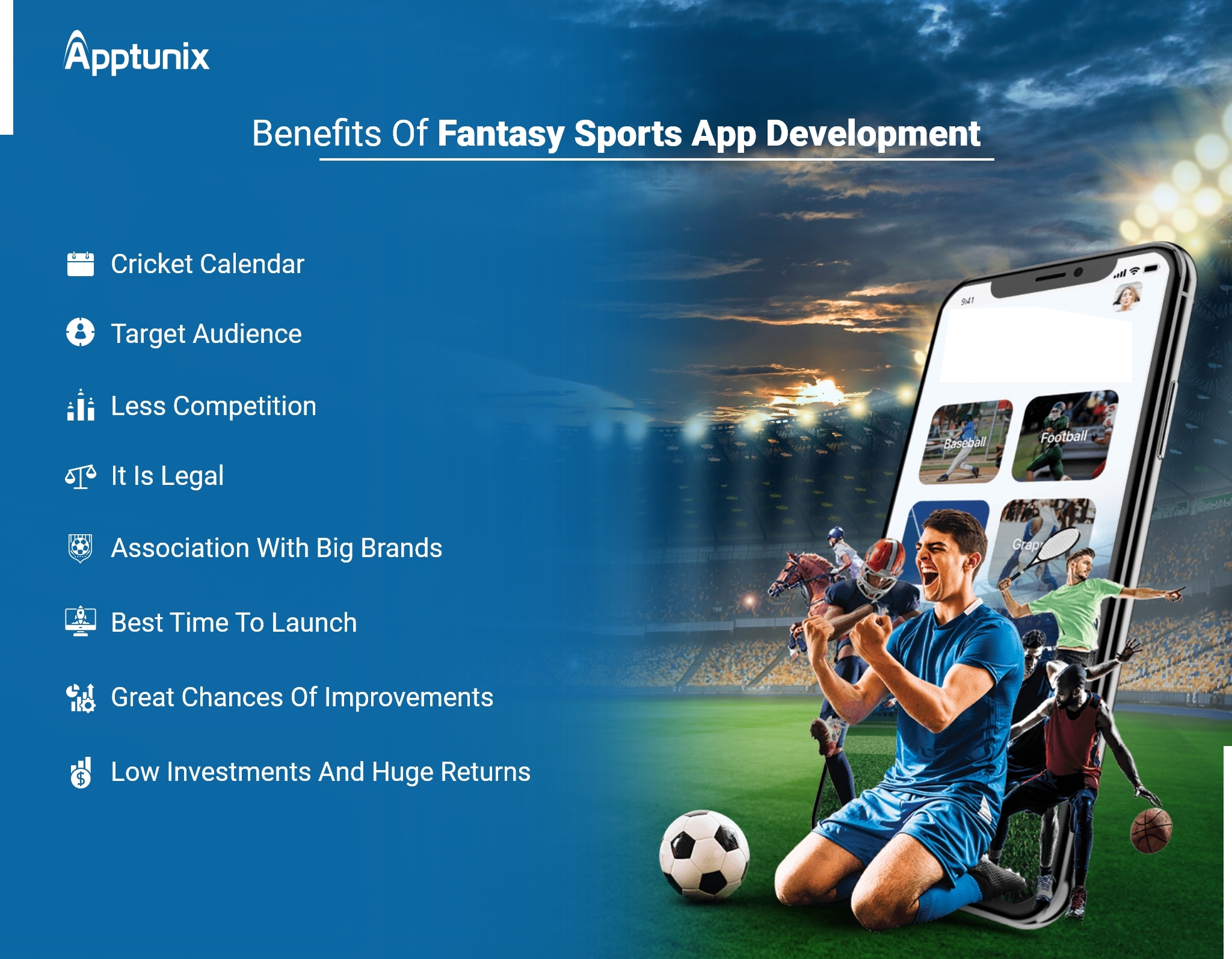 Benefits of Fantasy sports app development