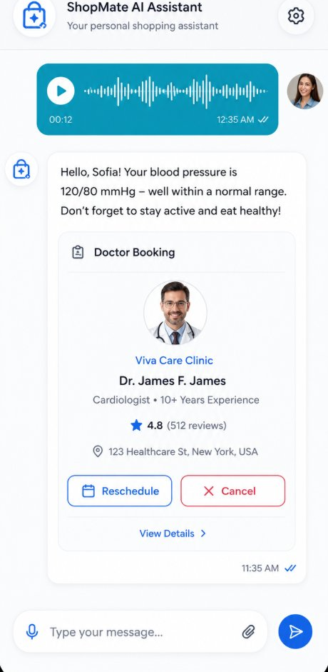 Health app screen