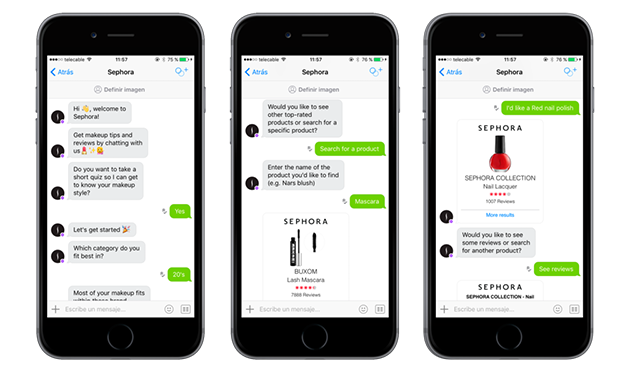 Chatbot for beauty industry